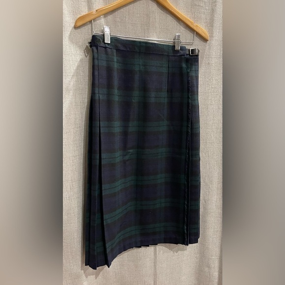 KILT. O’Neil of Dublin wool blue & green pleated skirt sz 12 St. Patrick’s Day - Picture 3 of 16